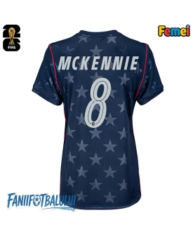 Statele Unite Weston McKennie #8 Echipament de Fotbal Replică Mondial 2026 Femei Deplasare Statele Unite Weston McKennie #8 Echipament de Fotbal Replică Mondial 2026 Femei Deplasare